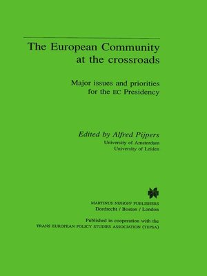 cover image of The European Community at the Crossroads